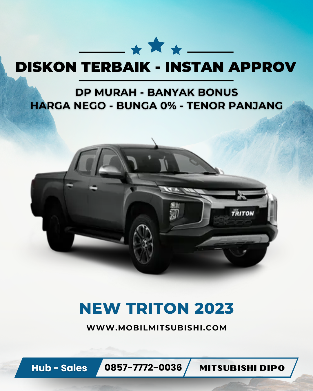 promo mitsubishi new triton