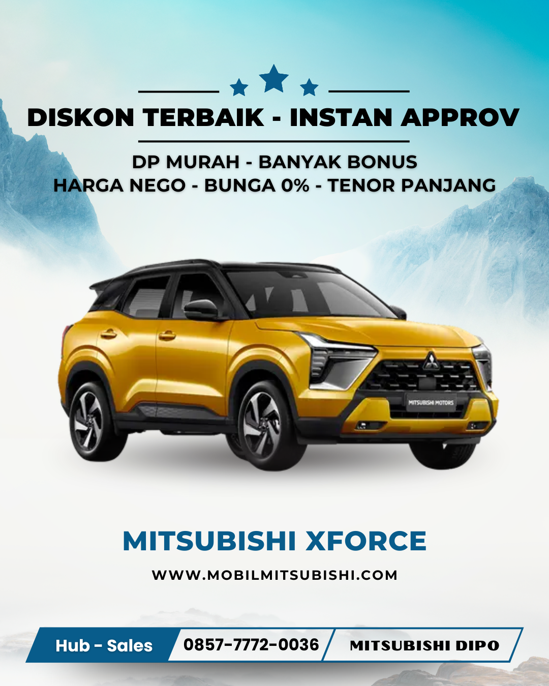 promo mitsubishi xforce